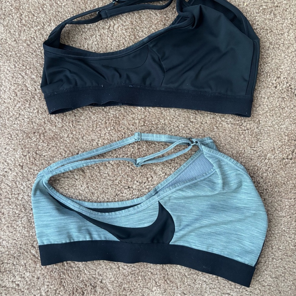 Nike Women's Black and Gray Sports Bras Set - Picture 10 of 13